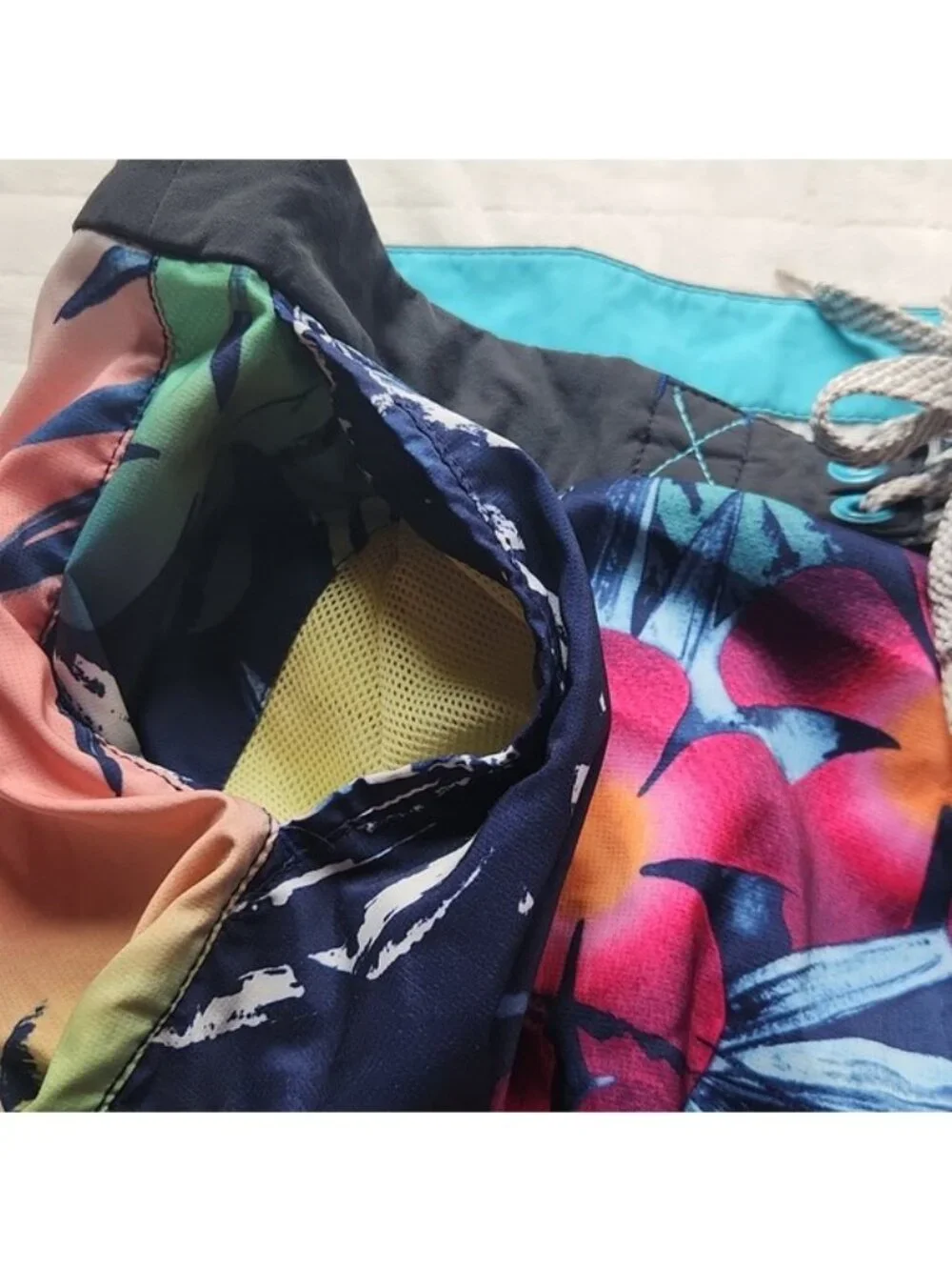 Men's Tommy Bahama Summer, Pool, Beach,Multicolor Tropical Hawaiin  SwimShorts
